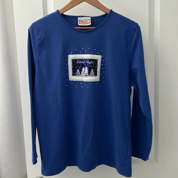 decorated originals Tops - Christmas/ winter long sleeve t shirt.